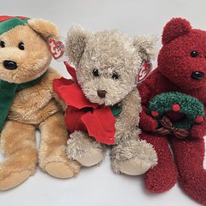 Ty Beanie Buddies - Ours des Fêtes - Ty Beanie Buddy (12 pouces)