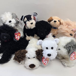 Ty Beanie Baby Dogs - Dog Beanie Babies (6 inch) Vintage Beanies