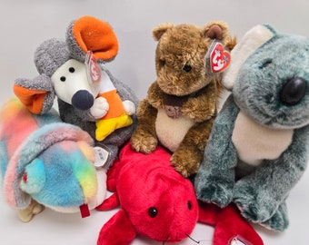 Ty Beanie Buddies - DIVERSEN - Ty Beanie Buddy (12 inch) vintage mutsen