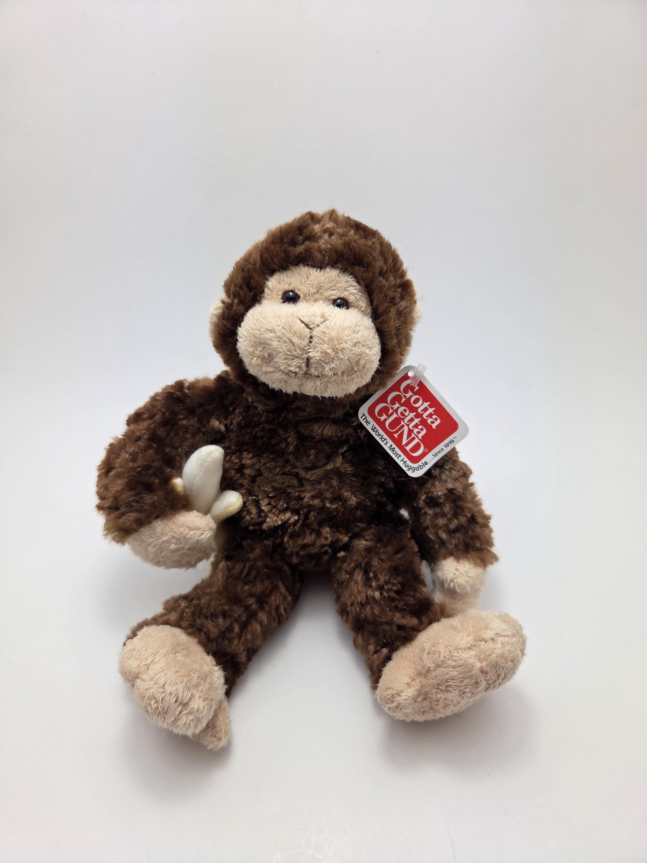 読書好きなお猿ちゃん アーティストベア モンキー アーティストベア ハンドメイド Gund 