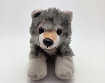 Wild Republic grijze wolf knuffeldier knuffel! (6 inch)