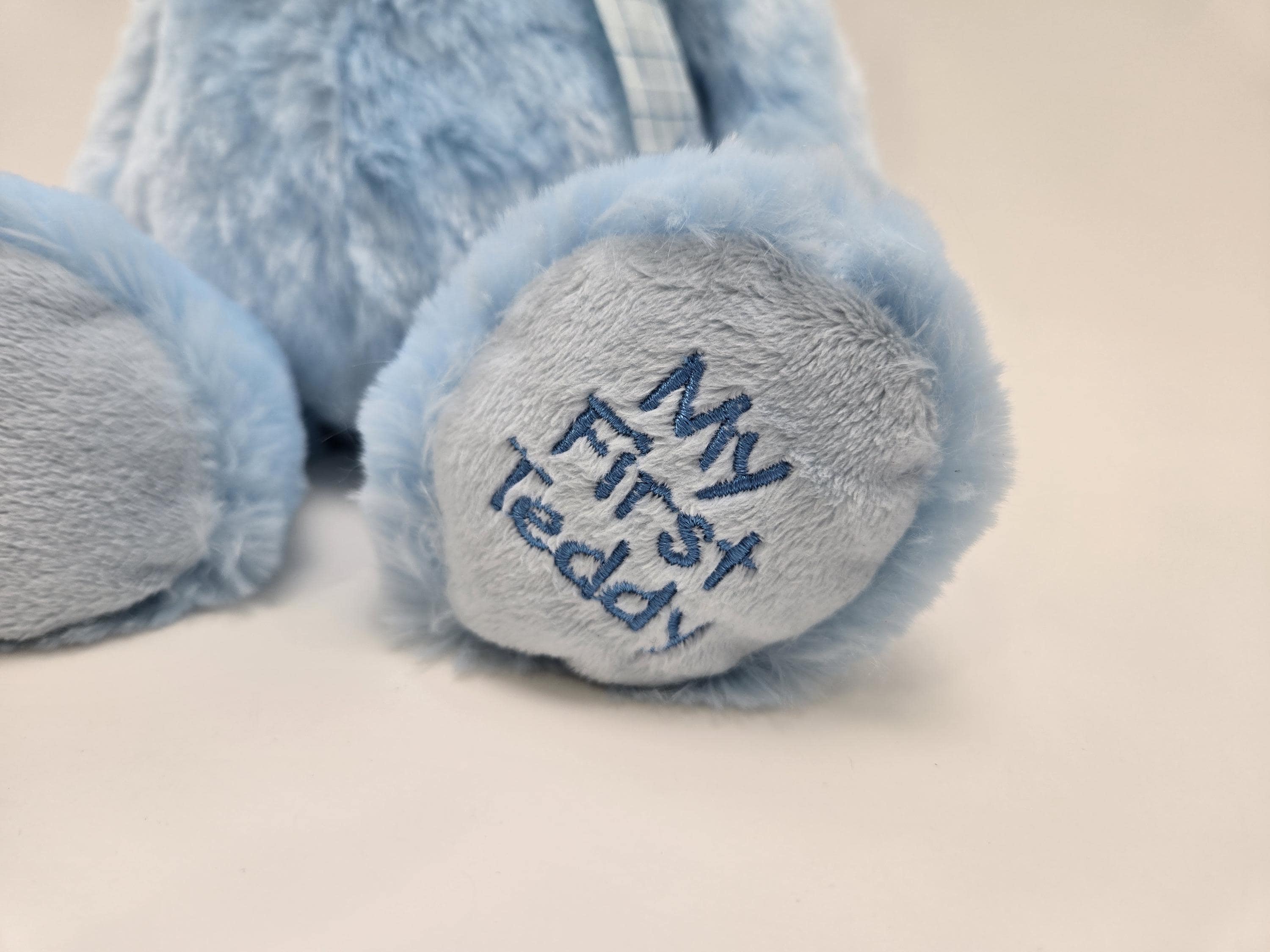 ベビーガンド「マイ・ファースト・テディ」ブルーテディベア