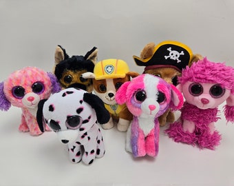 Ty Beanie Boo Dogs - Beanie Boos - No Hang Tags (6 inch) Vintage Beanies