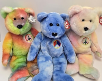 Ty Beanie Buddies - Peace Bears - Ty Beanie Buddy (12 inch)