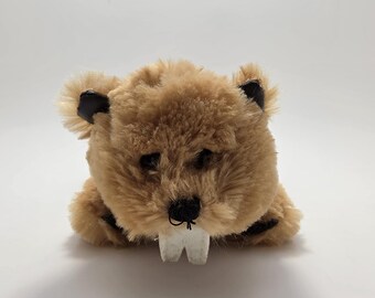 Animal de Pelúcia Castor da Ganz - Animais Selvagens da Floresta (20 cm)