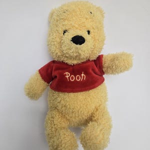 Hong Kong Disneyland Vintage Plush Winnie the Pooh, Vintage Collectible, Excellent condition without Tags (10 inch)