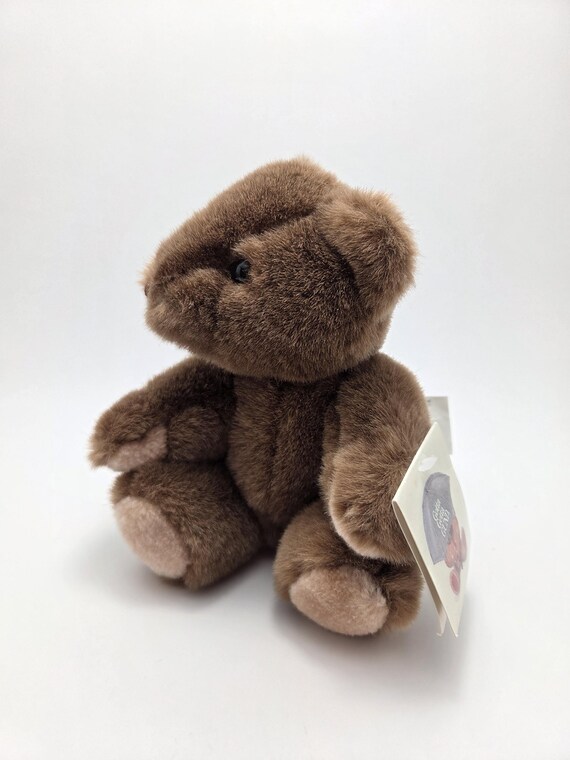 Gund Vintage Dark Brown Teddy Bear 1987 Vintage Rare Collectible