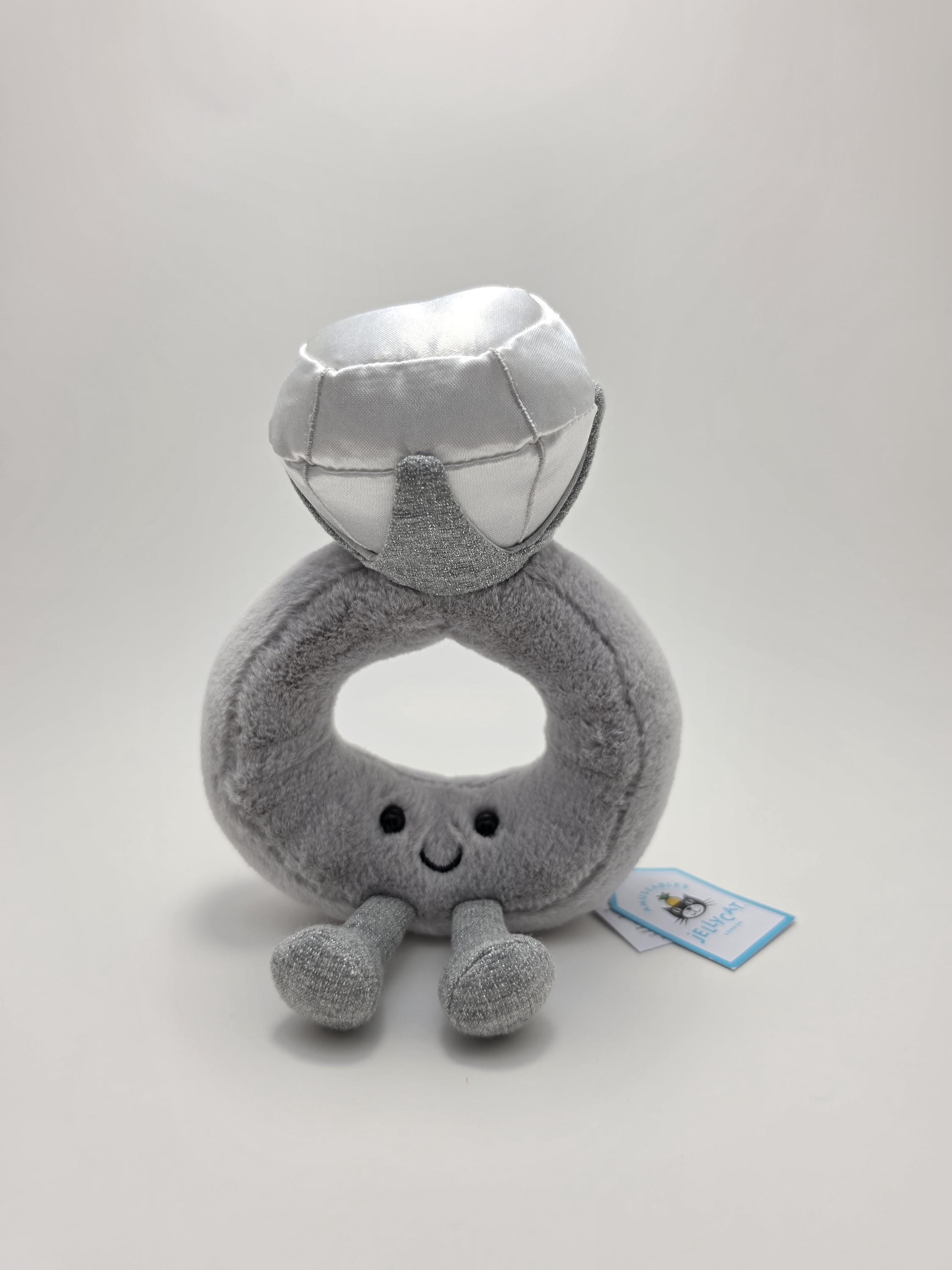 Jellycat Amuseables Diamond Ring Authentic New With Tags Pre Owned