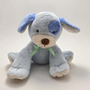 Prestige Baby Plush Blue Puppy Dog Eye Patch Rare (5 inch)
