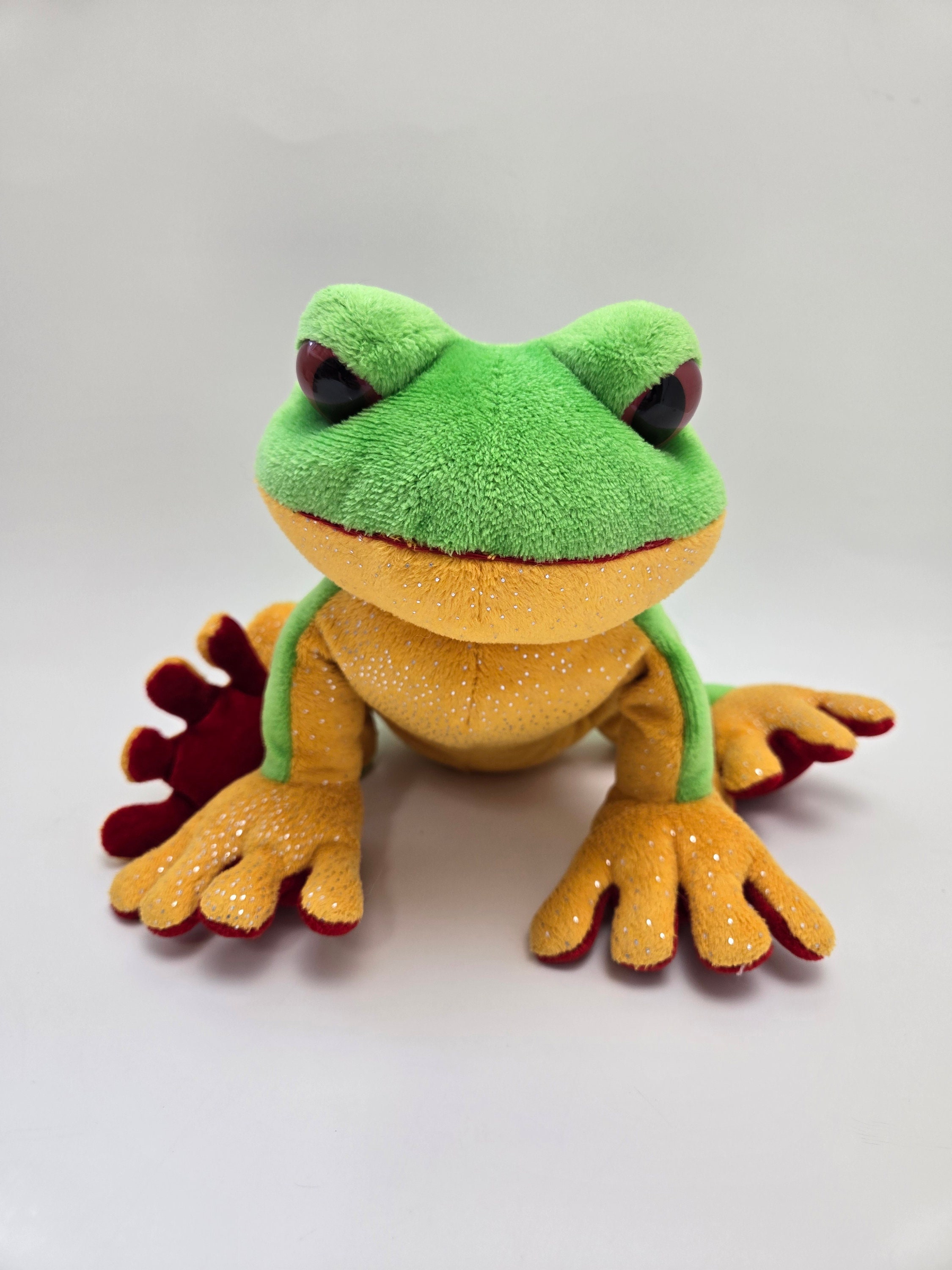 Adorable Vintage Webkinz Tree Frog Plush No Tag/code, Ganz Plush