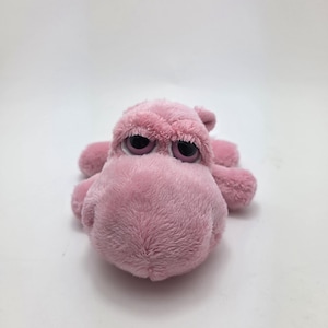 Russ Plush “Jovita” the Pink Hippo Plush Vintage Russ Plush Pink Hippo Stuffed Animal (Smaller 4 inch)