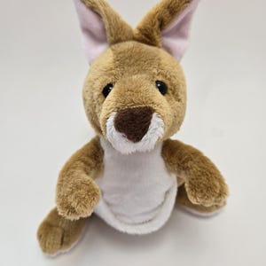Adorable Vintage Webkinz Kangaroo Plush with No Tag, Ganz Plush (9 inch)