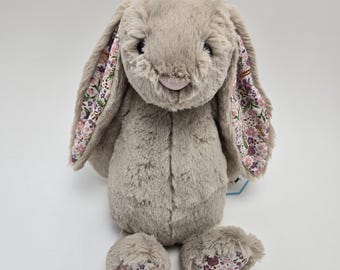 Jellycat Dusky Blue Blossom Bunny - Etsy Canada
