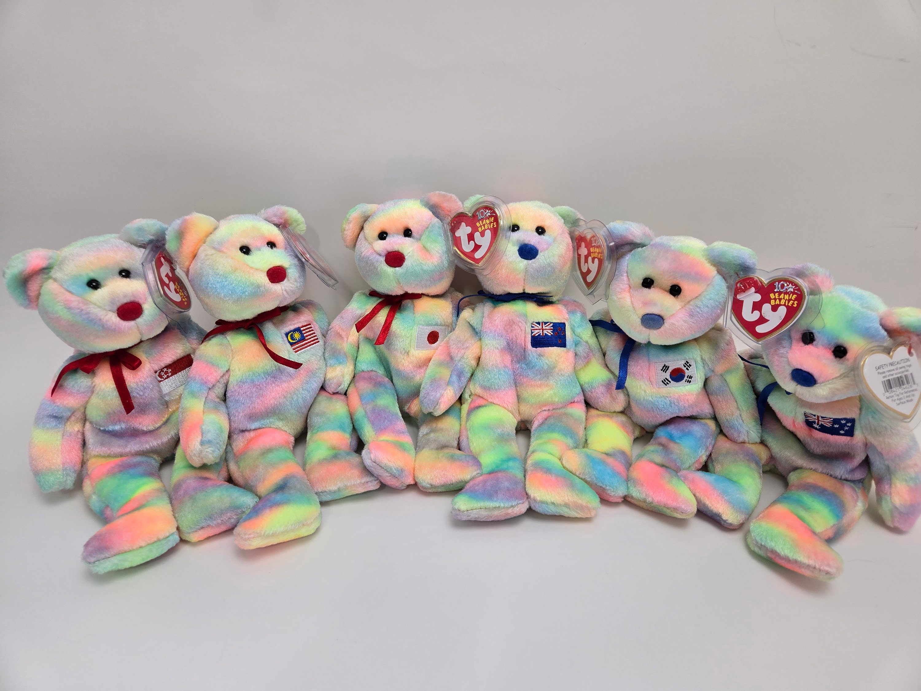 Ty Beanie Baby Bears Asia Pacific - Ty Beanie Babies (8 Inch