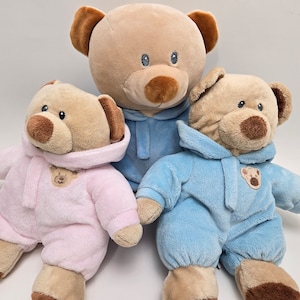 Ty Pluffies Collection Baby Pj Bears No Tags (8  inch) Vintage Beanies