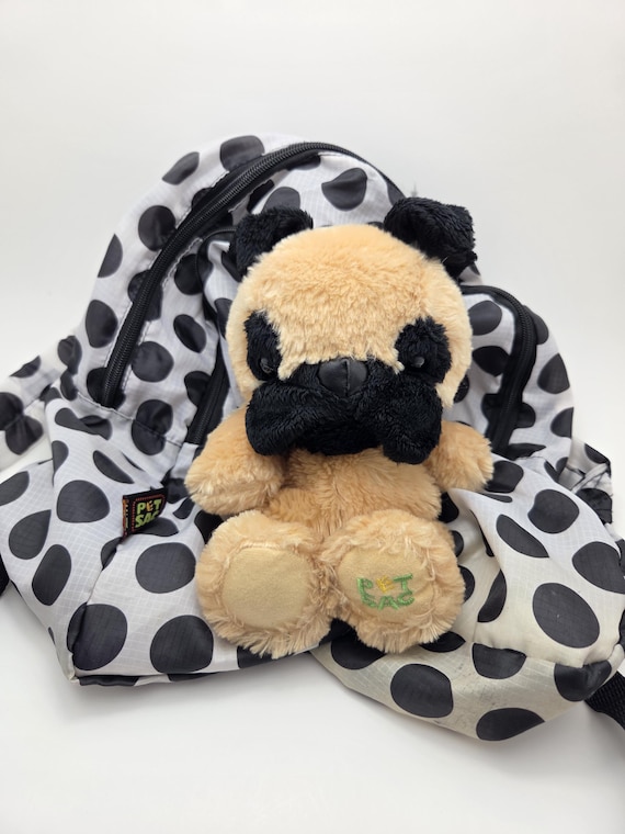 Pet Sac Pug Plush Backpack (9 Inch) Israel