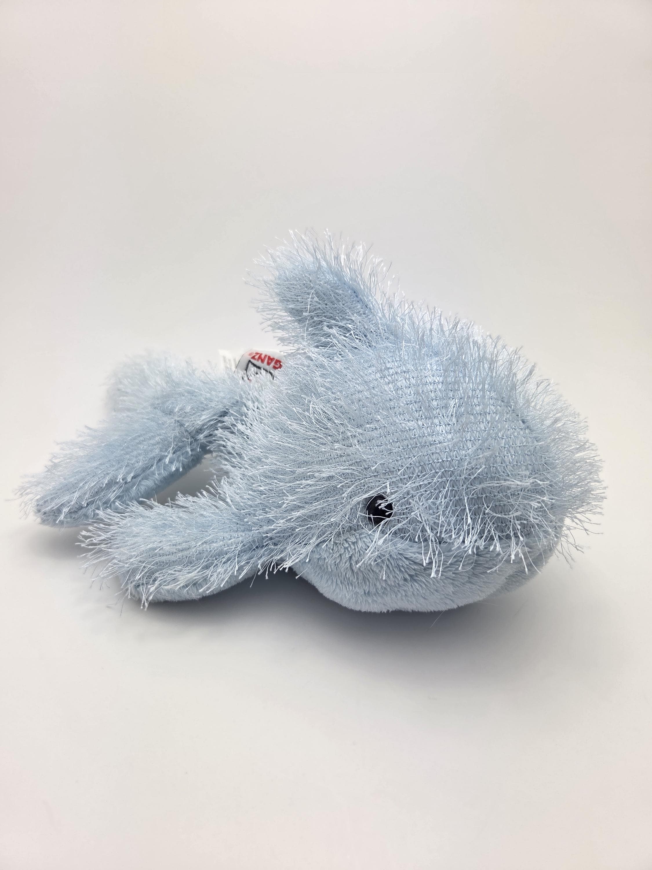 Vintage Webkinz Blue Whale Plush with No Tag/Code, Ganz Plush (8 inch)