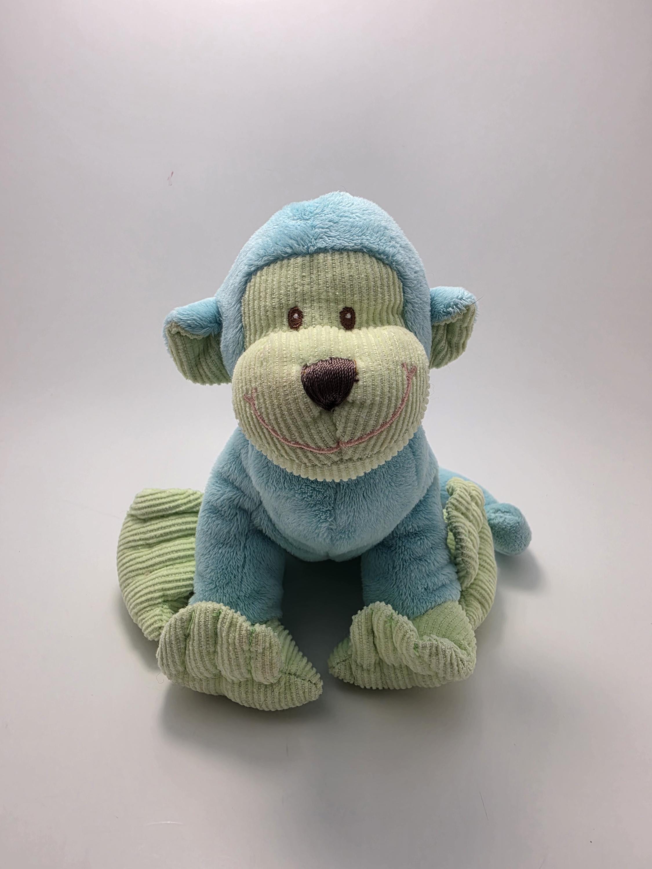 Baby Ganz Green and Blue Monkey Stuffed Animal, Rare! (10 Inch) - Etsy
