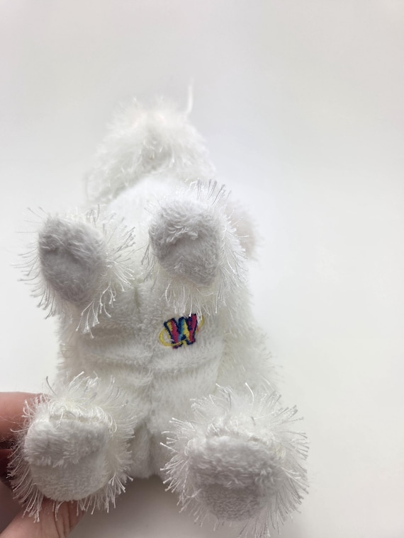 Adorable Vintage Webkinz Lil Kinz White Mouse With No Tags, Ganz