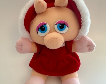Vintage “Baby Miss Piggy” Plush 1987 from the Muppets, Vintage Collectible, Excellent condition without Tags ~ 10 inch