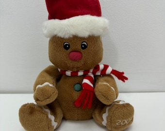 Sears Vintage Gingerbread Man Plush, Vintage Collectible, New without Tags ~ 6 inch