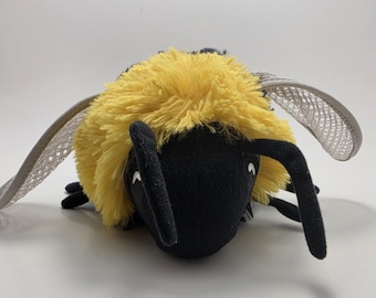 Ikea Skogsdu Bumblebee zwartgele bijknuffel (6 inch)