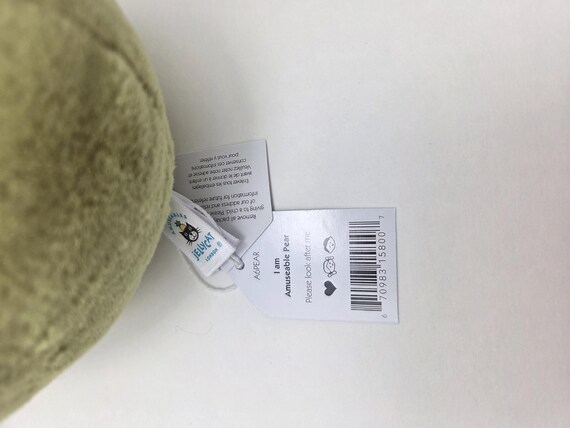 Jellycat Small Amuseable Pear New With Tags Collectible (9 Inch