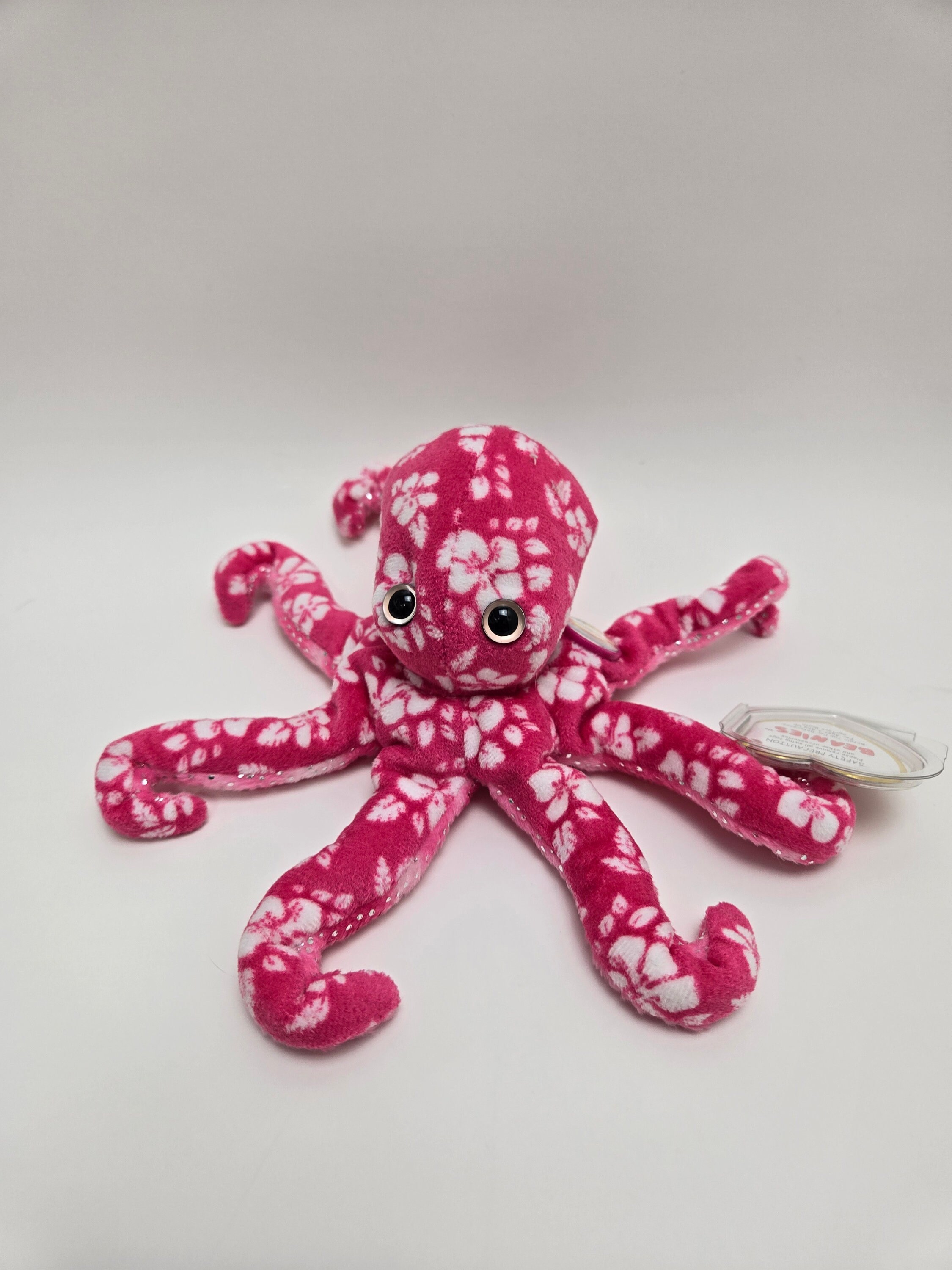 Ty Beanie Baby タコ - 水生動物ビーニーベイビーズ (6インチ