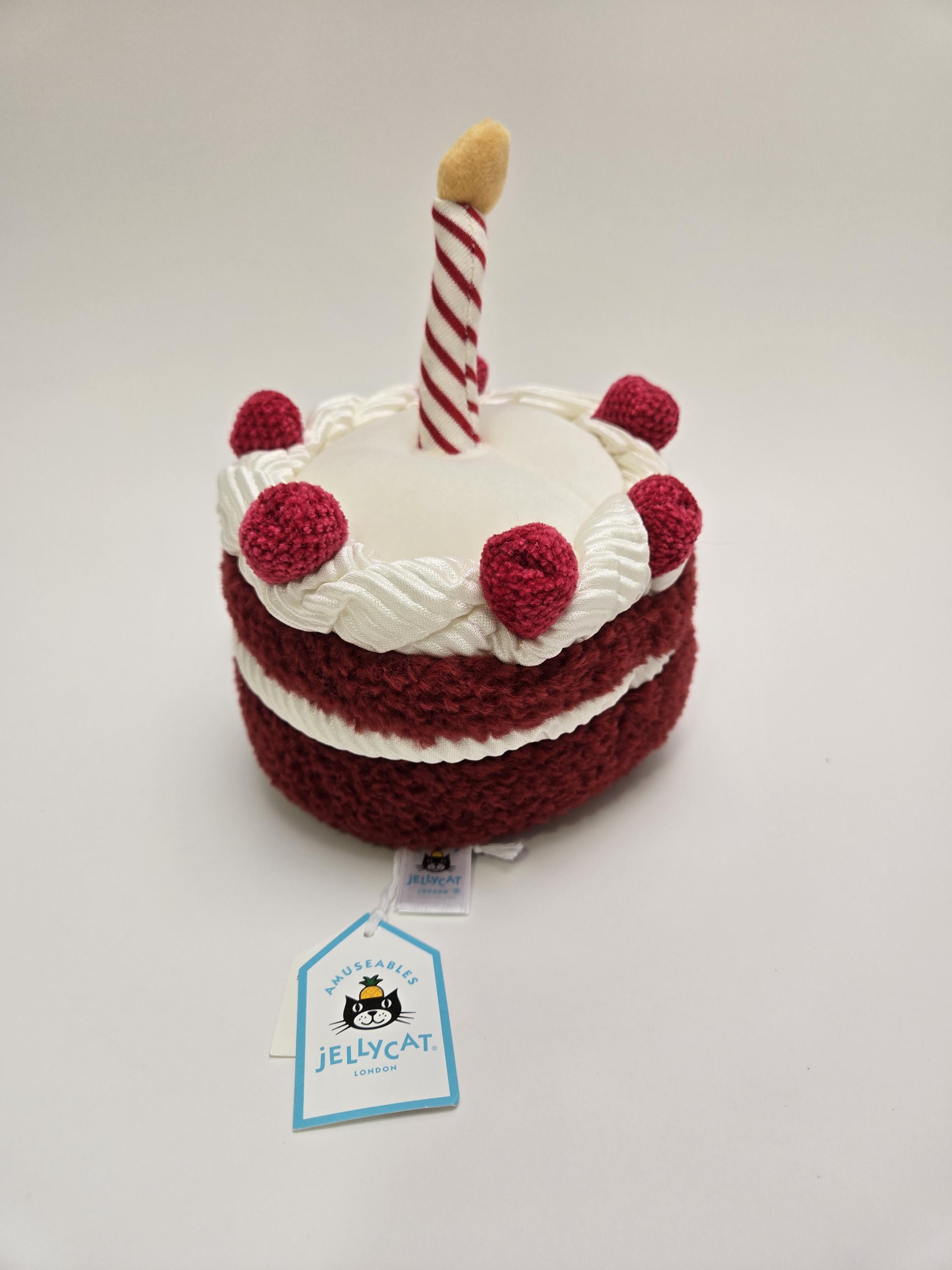 Jellycat Amuseables Cheri Cake Plush Pre Owned Retired, New With