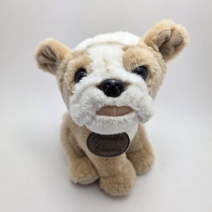 Yomiko Classics Russ Berrie Bulldog Vintage Collectible Plush (10 inch)