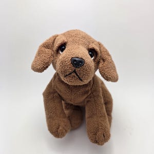 Russ &quot;Tyke&quot; Brown Laying Down Dog Plush (10 inch)