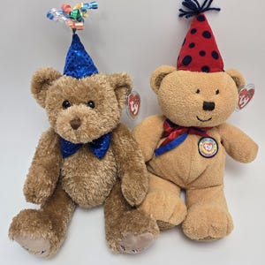 Ty Beanie Buddies - Ours d&#39;anniversaire - Ty Beanie Buddy (12 pouces)