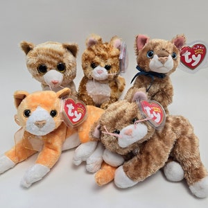 Ty Beanie Baby Cats - Cat Beanie Babies (5 inch) Vintage Beanies