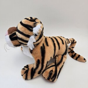 Peluche vintage de tigre de Bengala Webkinz sin etiquetas, peluche Ganz (9 pulgadas) imagen 2