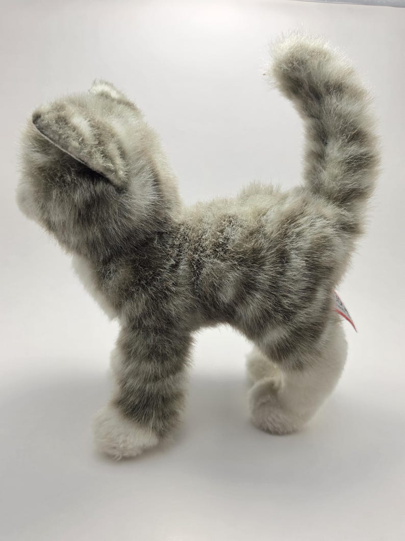 Douglas Zipper Gray Tabby Cat Plush Stuffed Animal Cuddle Toys (9 Inch ...