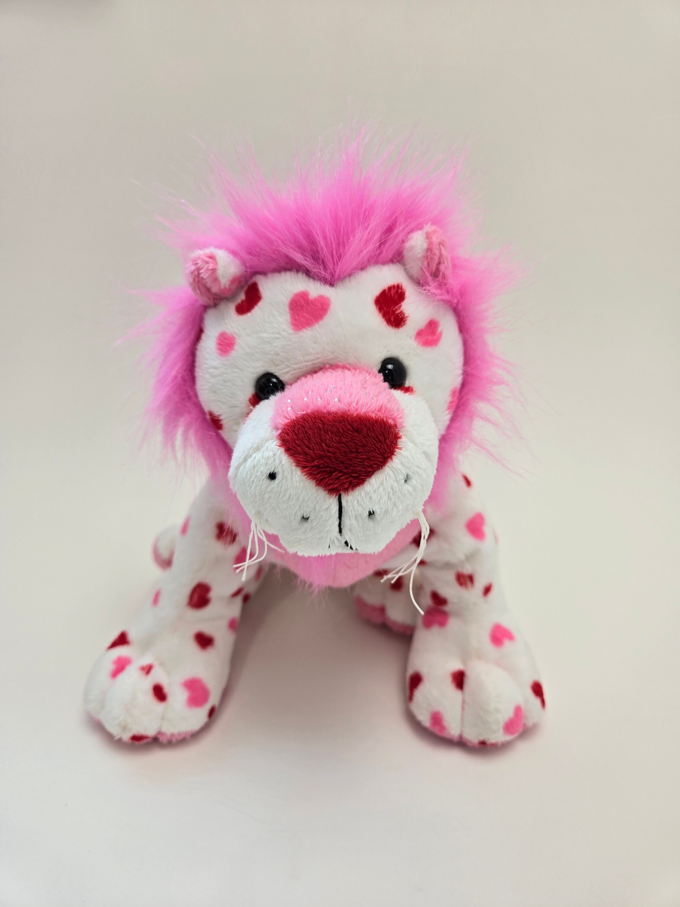 Adorable Vintage Webkinz “love Lion” the Lion With Hearts No Tag