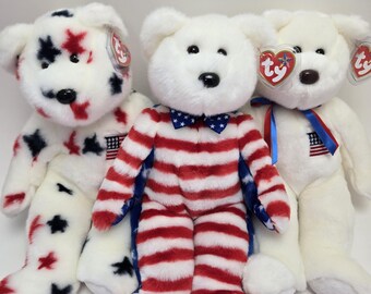 Ty Beanie Buddies - USA Amerika Bären - Ty Beanie Buddy (32 inch)