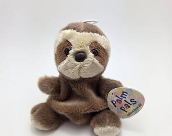 Bicho de Pelúcia Bicho-Preguiça Aurora Palm Pals Novo com Etiqueta (10 cm)