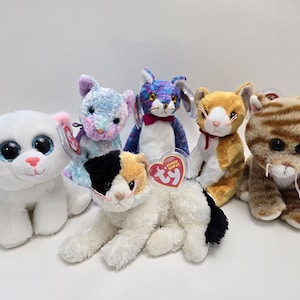 Ty Beanie Baby Cats - Cat Beanie Babies (5 inch) Vintage Beanies