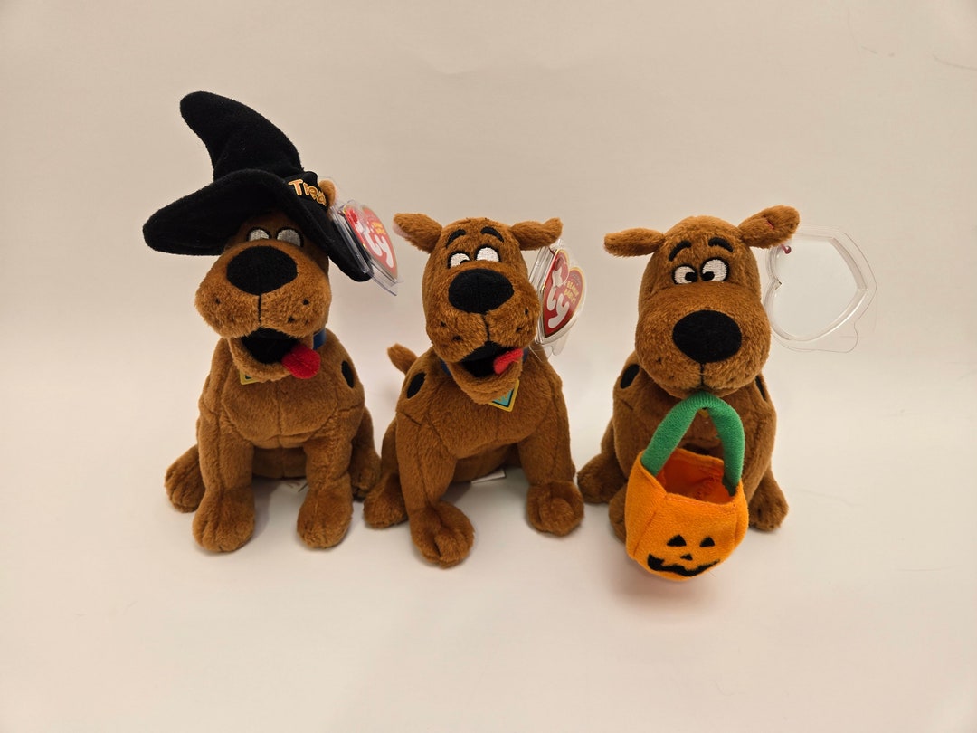 Scooby Doo Great Dane Plush Toy Stuffy Scooby-Doo Ty Beanie Babies