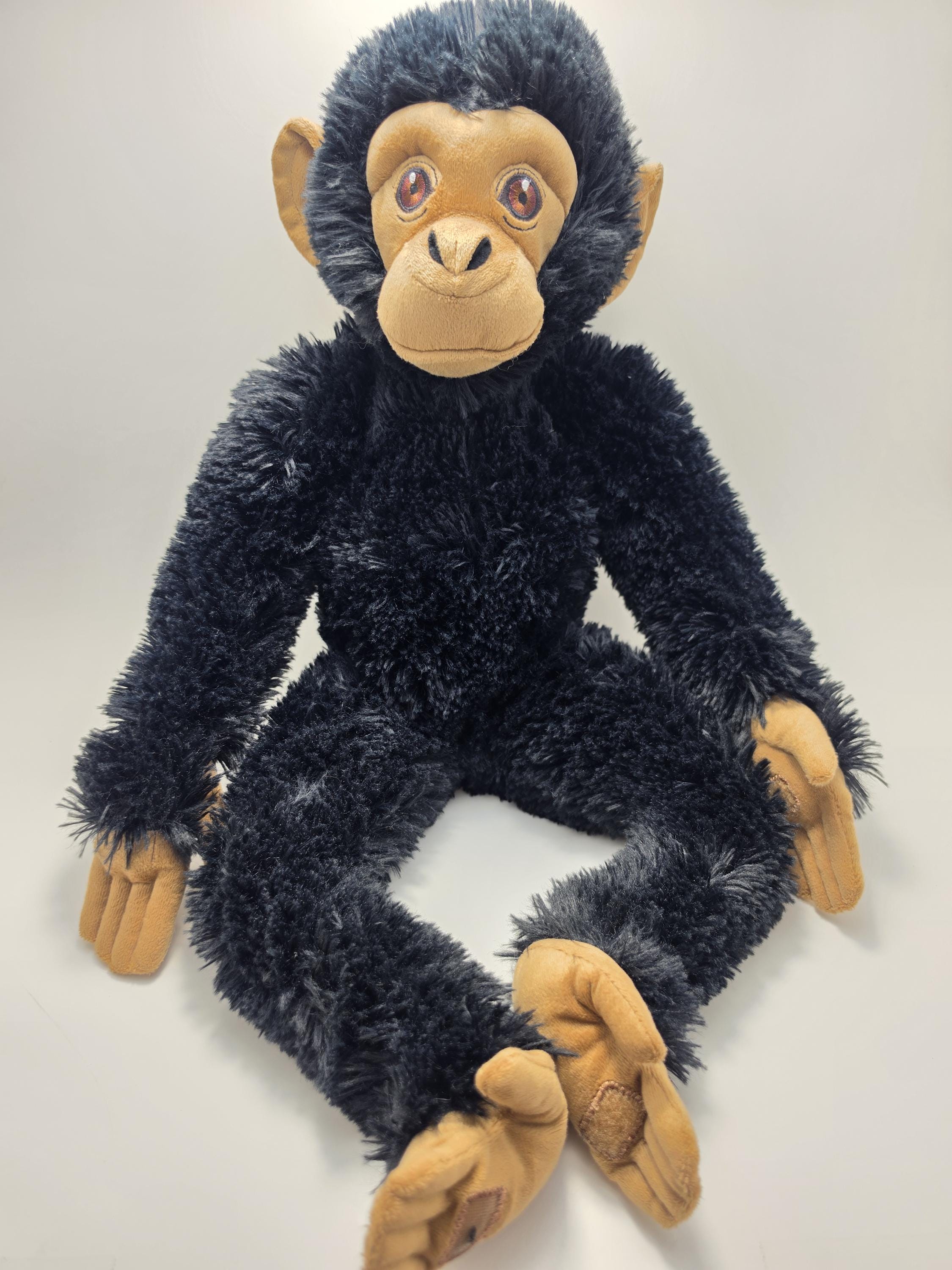 Ikea Sandlopare Soft Toy Chimpanzee Black (14 Inch) - Etsy