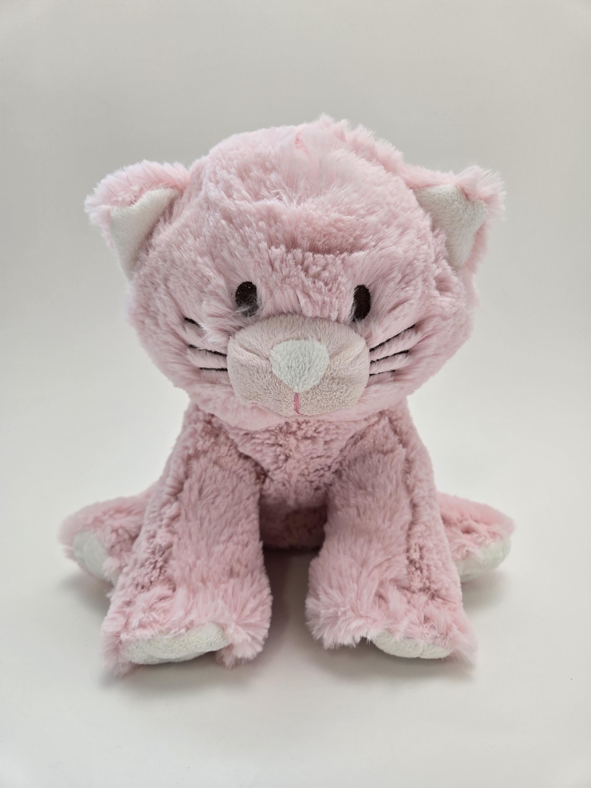 Little Miracles Pink Cat Plush Soft Pink Kitty Stuffed Animal