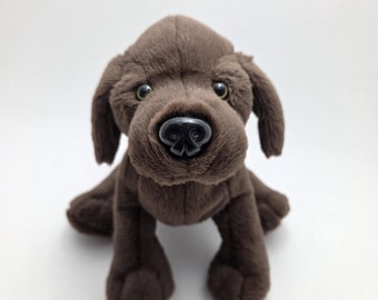 Vintage Webkinz cacao-chocolade labo pluche zonder label (8 inch)