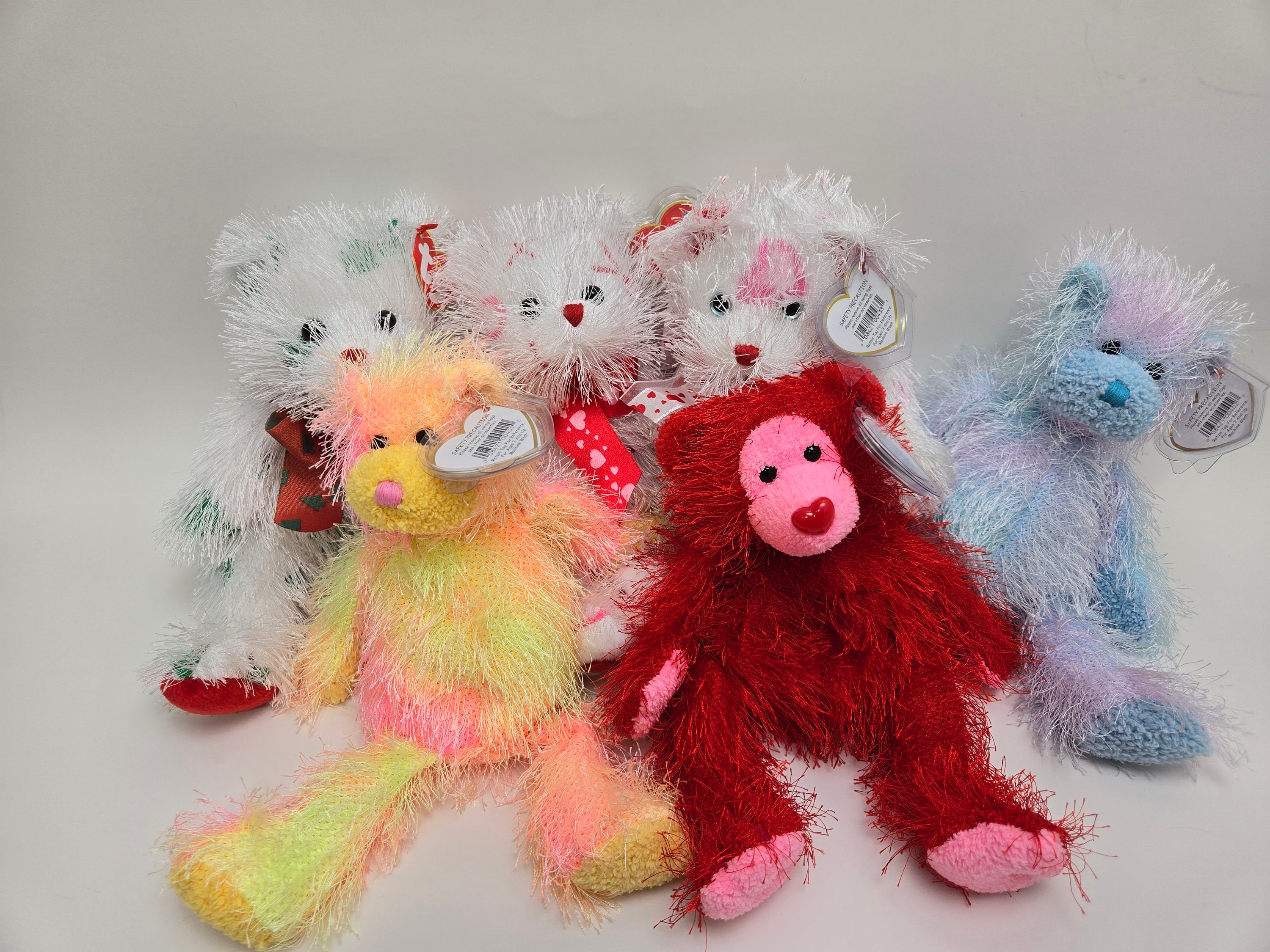 Ty Punkies Bears Beanie Babies (6 Inch) Vintage Beanies - Etsy