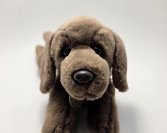ラス・ベリー作 シープドッグ ぬいぐるみ 横たわる犬 ヴィンテージ