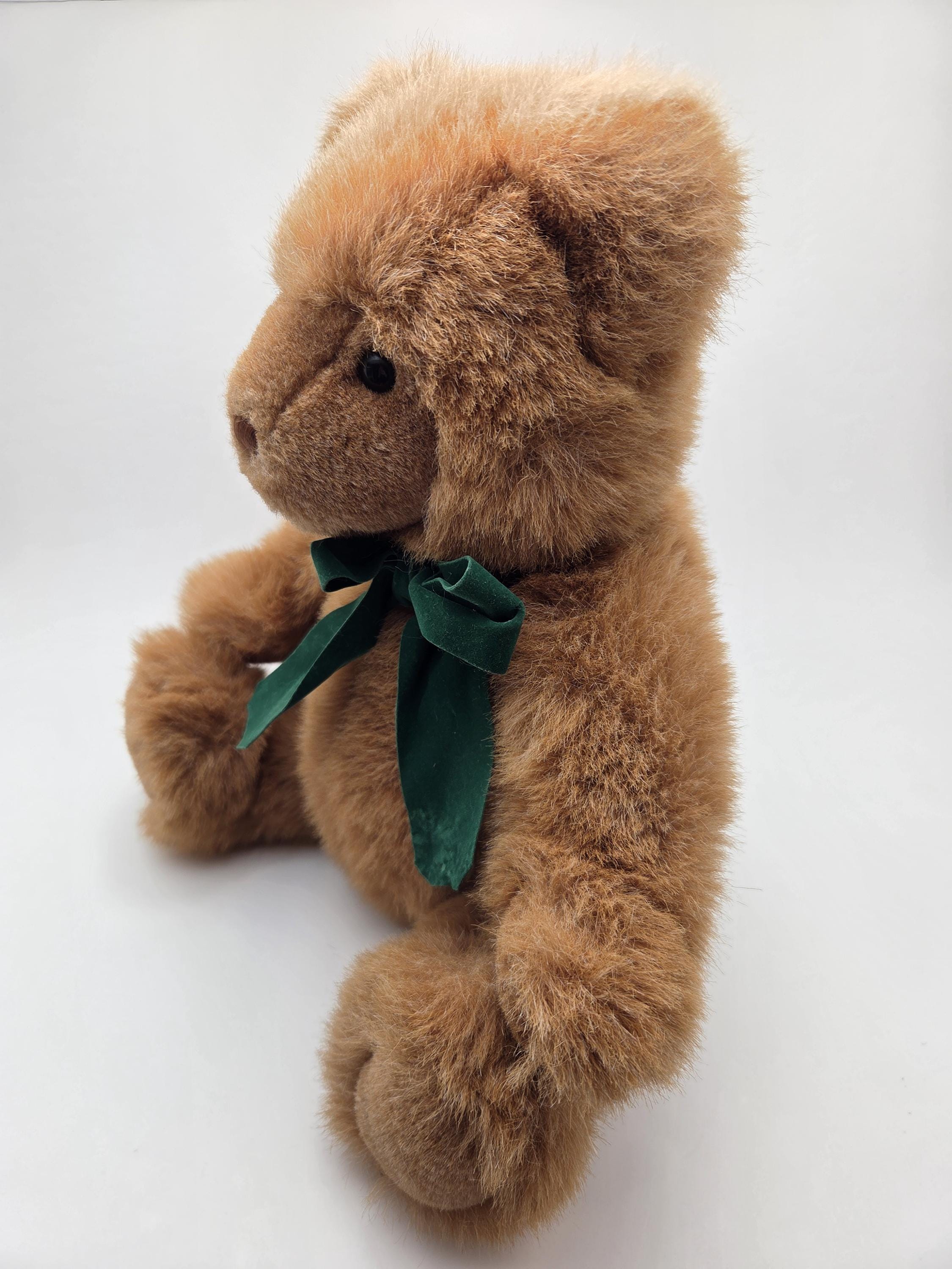 * vintage bear ❀ グリーンリボンの 茶色い ベアさん vintage bear ❀ グリーンリボンの 茶色い ベアさん vintage bear