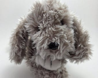 Gund Vintage "Scraps" the Taupe Dog Plush Vintage Collectible Rare! (12 inch)