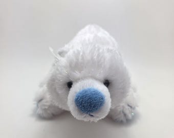 Vintage Webkinz Arctic Polar Bear Plüschtier ohne Code/Tag, Ganz Plüsch (8 inch)