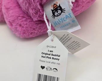  little Bashful Hot Pink Bunny 兎 Bashful Hot Pink Bunny - Official Jellycat