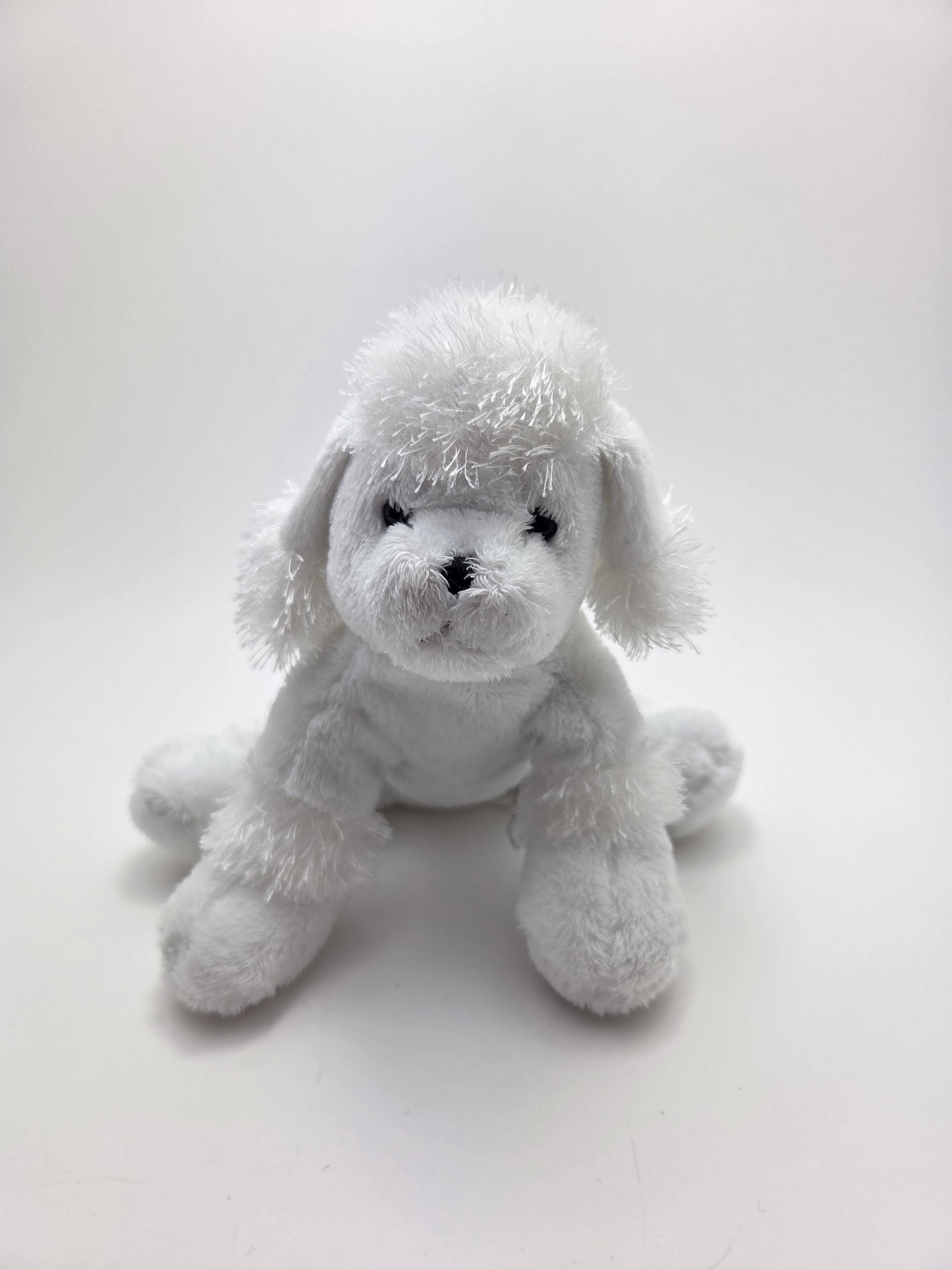 Vintage Webkinz Lil Kinz White Poodle Plush With No Tag, Ganz